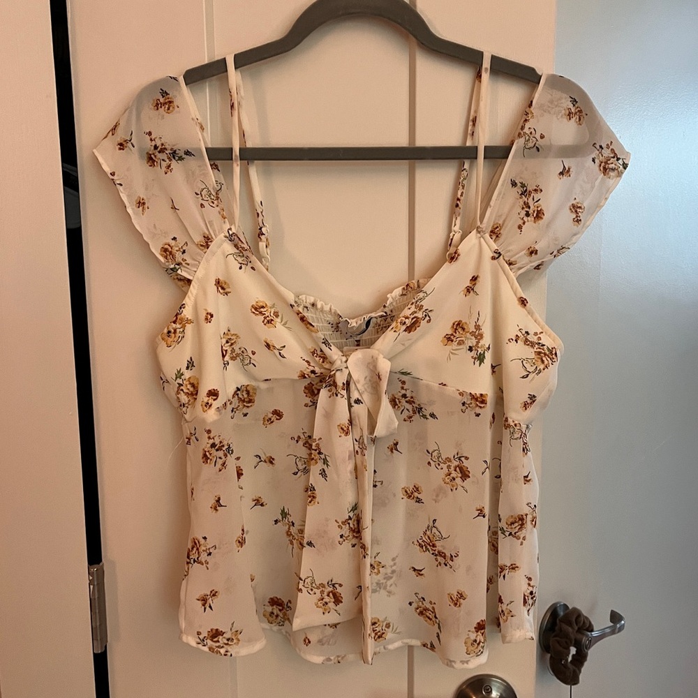 Floral Print Women's Top